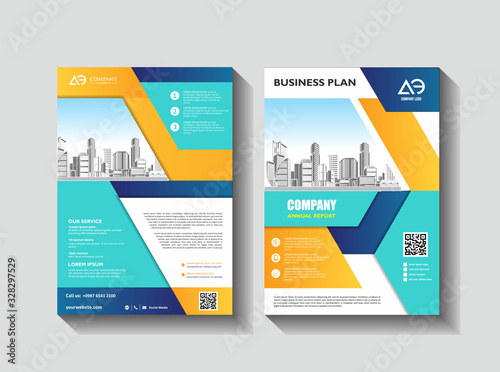book cover design vector template in A4 size. Annual report. Abstract Brochure design. Simple pattern. Flyer promotion. Presentation cover.