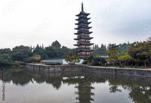 Square Pagoda park,shanghai 