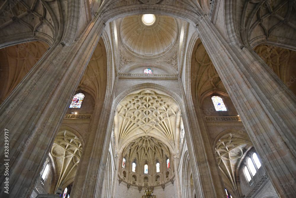 Nef de la cathédrale de Ségovie, Espagne