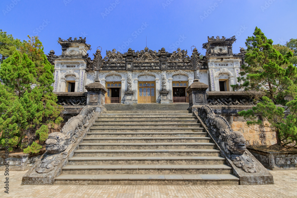 カイディン帝廟　ベトナム　フエ　khai dinh tomb Vietnam Hue