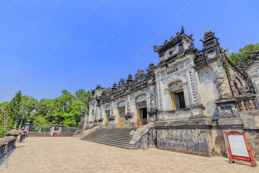Fototapeta premium カイディン帝廟 ベトナム フエ khai dinh tomb Vietnam Hue