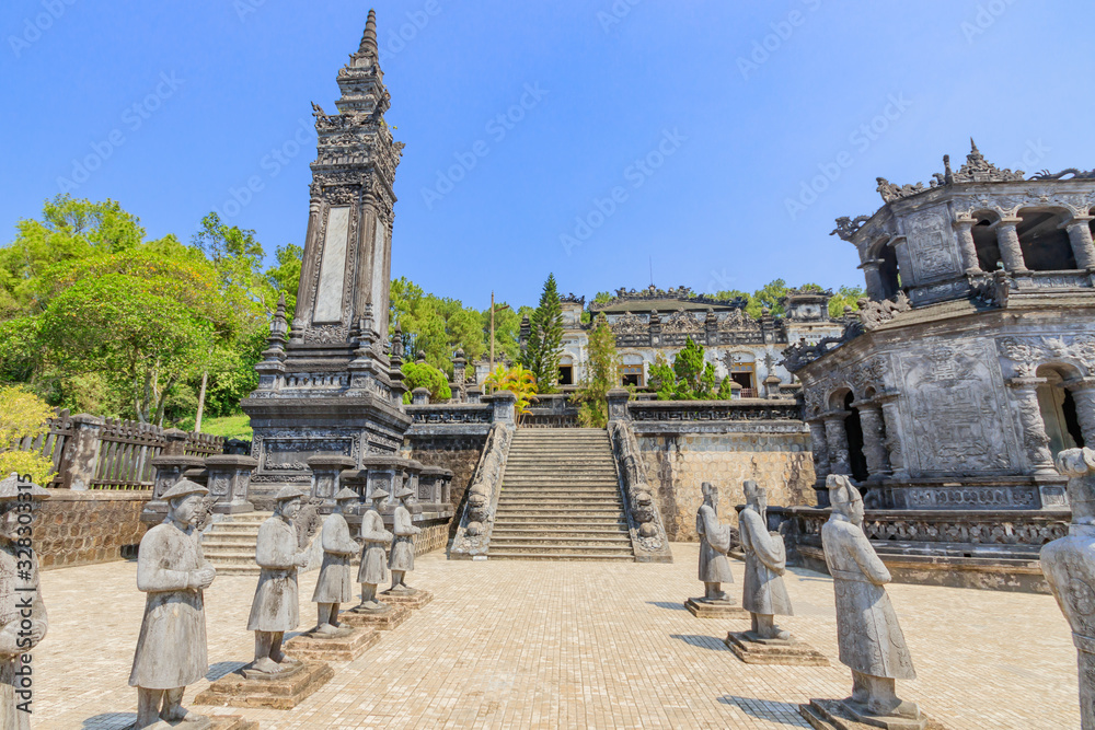 Fototapeta premium カイディン帝廟 ベトナム フエ khai dinh tomb Vietnam Hue