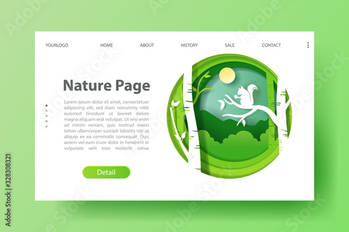 Earth day and environment information template for pollution and nature banners design.