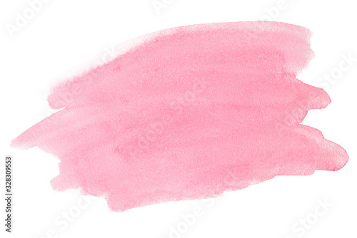 watercolor stain pink with texture.