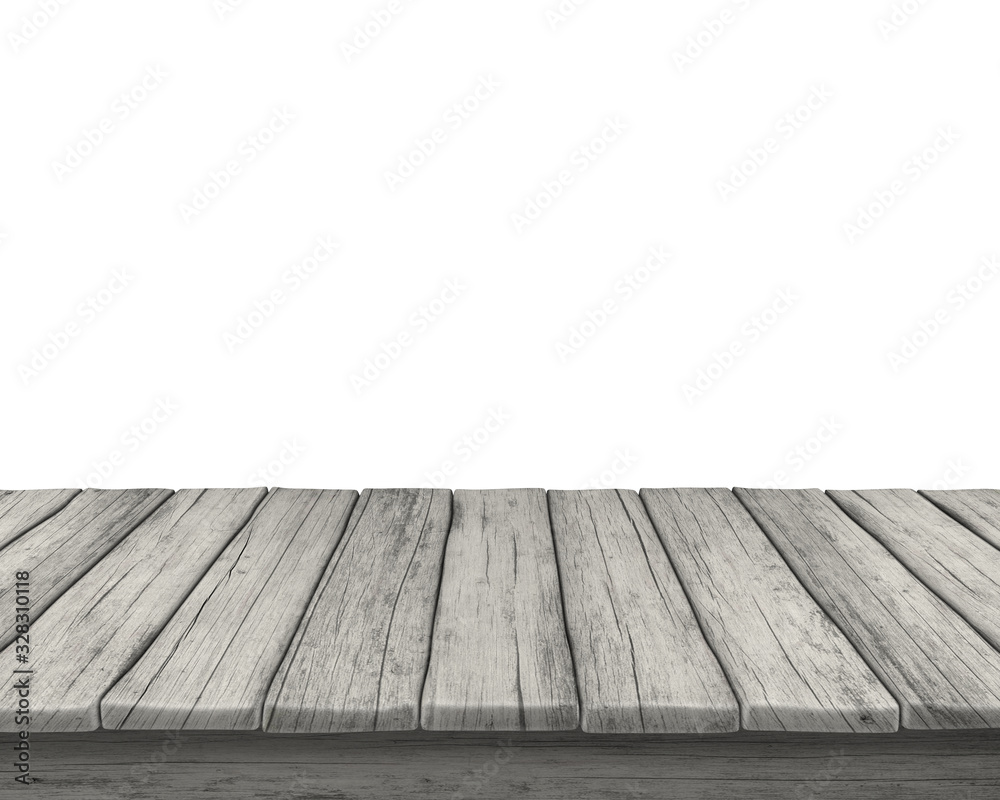 old white wood table texture