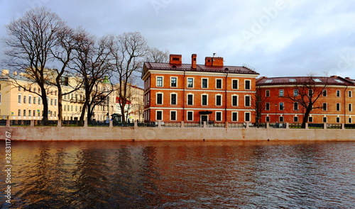 Park island "New Holland". St. Petersburg. Russia.
