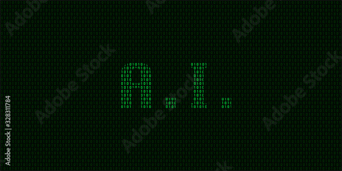 AI Artificial Intelligence Concept Vector