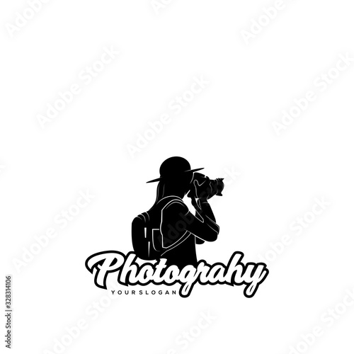 Logo silhouette photographer
