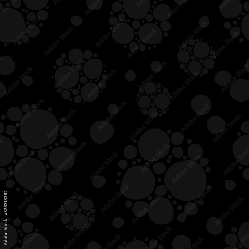 Polka dots ornament. Seamless pattern. Vector illustration for web design or print. Polka dots ornament. Seamless pattern. Vector illustration for web design or print.