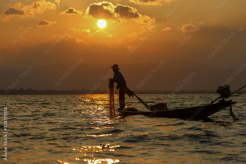 Fototapeta premium myanmar Inle lake views