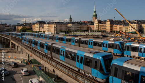 Photography Metro at the Central station in Stockholm Sweden
