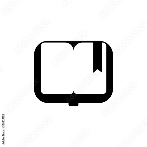 Bookmark. Simple modern icon design illustration.