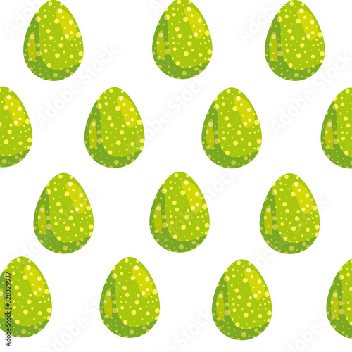 background of eggs easter decorated with dots vector illustration design