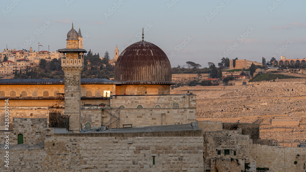 The Al-Aqsa mosque in Jerusalem