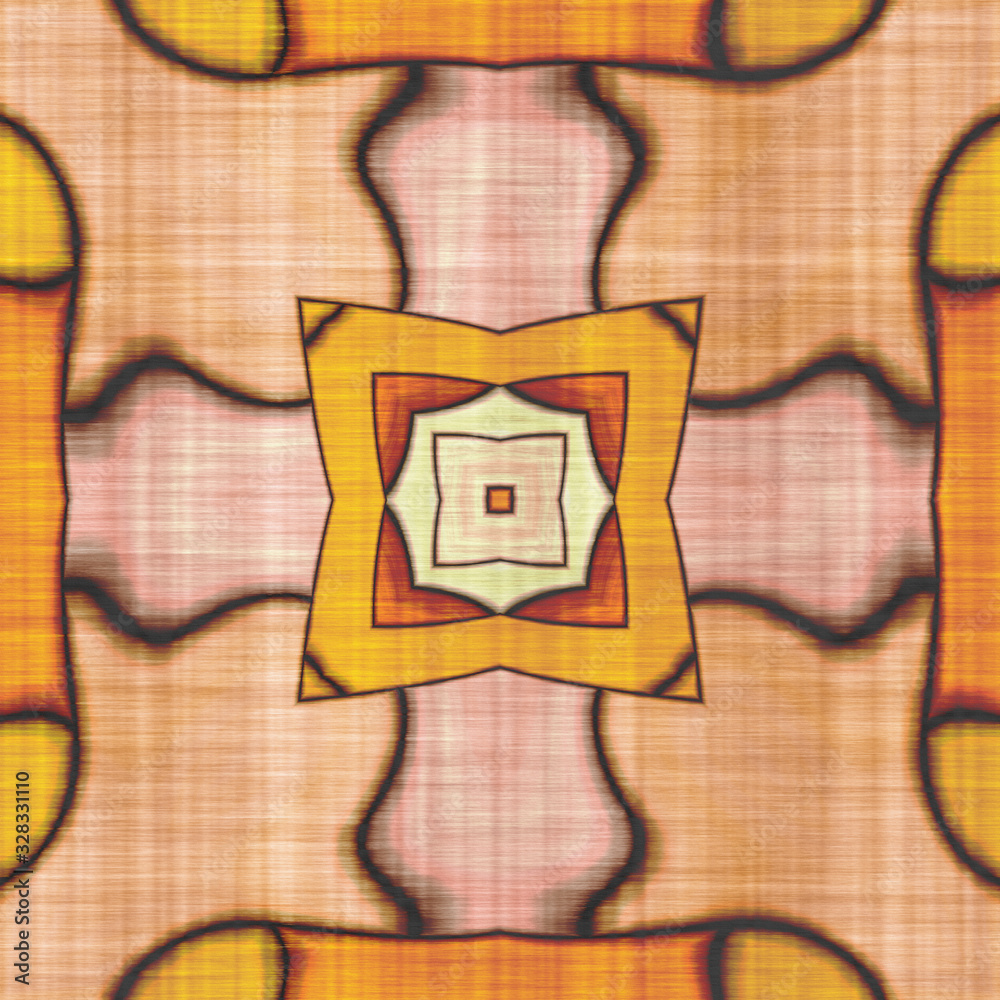 Abstract geometry- mosaic illustration Abstract geometry- mosaic illustration