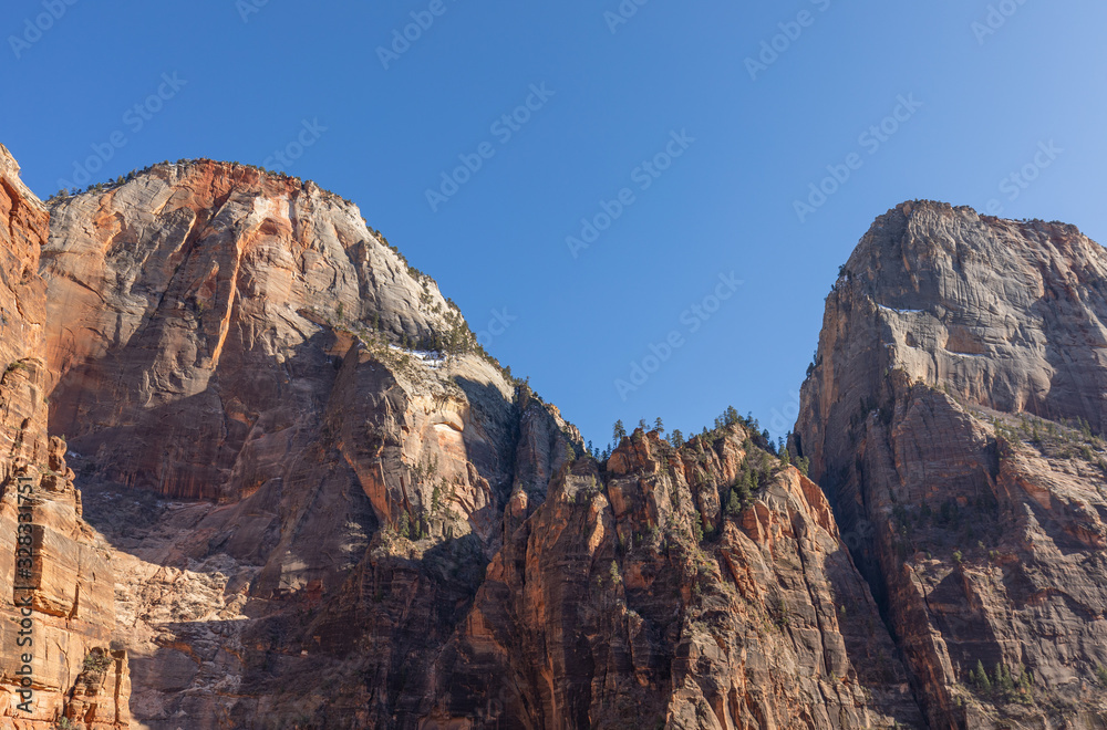 Scenic Zion National Park Utah Landscape Scenic Zion National Park Utah Landscape