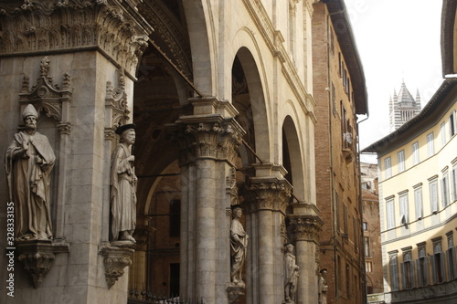 Architectonic heritage in Siena, Italy © Laiotz