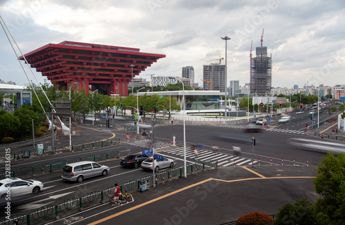 China Art Museum in Shanghai pavilion at Expo 2010  photo