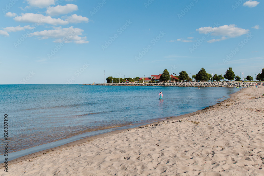 Obraz premium Sheboygan Wisconsin Beach