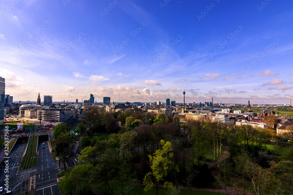 panorama of Düsseldorf 
