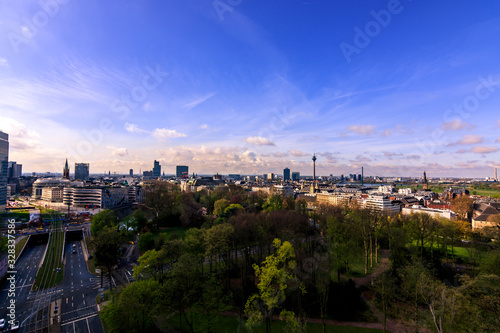 panorama of Düsseldorf 