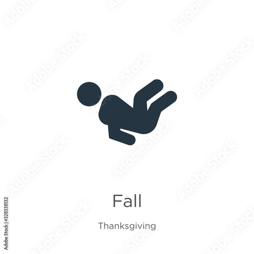 Fall icon vector. Trendy flat fall icon from thanksgiving collection isolated on white background. Vector illustration can be used for web and mobile graphic design, logo, eps10