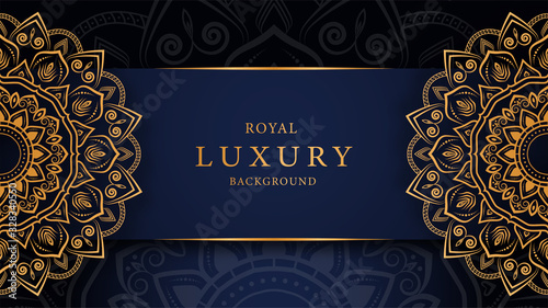 Luxury mandala arabesque ornamental background
