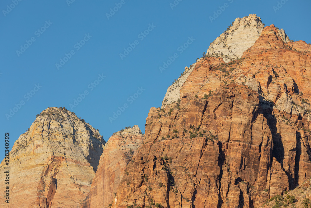Scenic Zion National Park Utah Landscape Scenic Zion National Park Utah Landscape