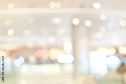 Blurred image of shopping mall background