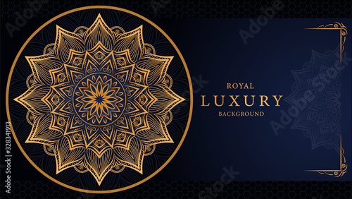 Luxury mandala arabesque ornamental background