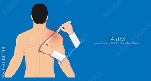 Instrument Assisted Soft Tissue Mobilization IASTM treat injury illness rehab body fascia muscle clinical inflammatory