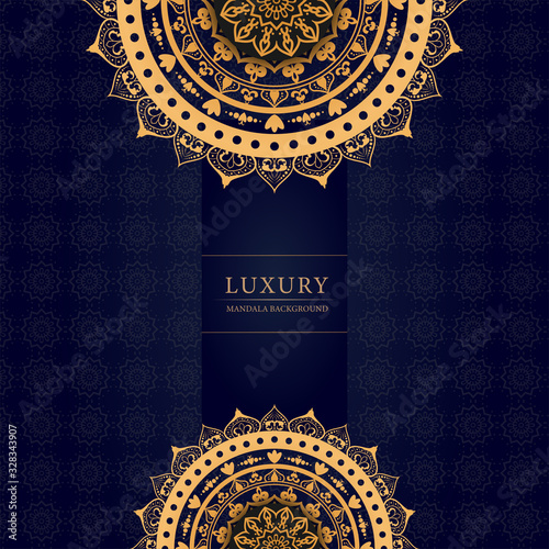 Luxury mandala arabesque ornamental background