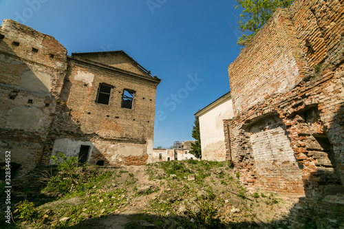 Ruined old Klevan castle  Rivne oblast. Ukraine