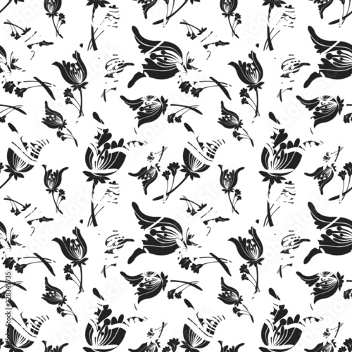 illustration bellflower for wallpaper and background