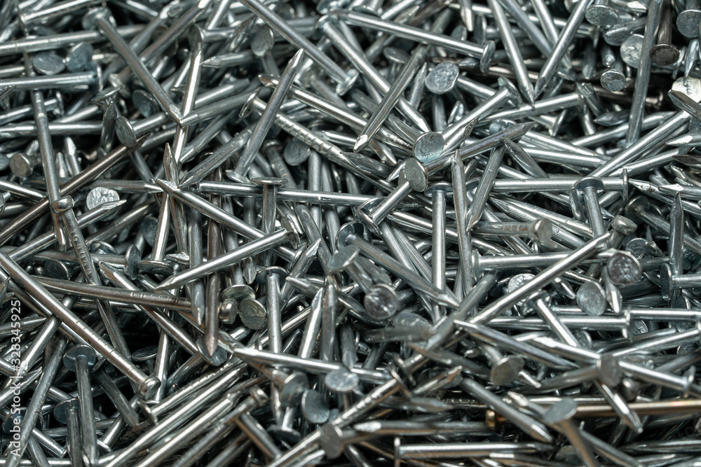Steel nails used in carpentry and handicrafts for industrial and household. Steel nails used in carpentry and handicrafts for industrial and household.