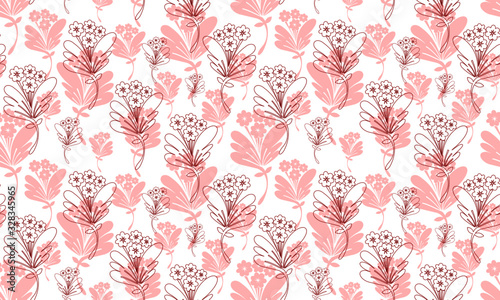 illustration bellflower for wallpaper and background