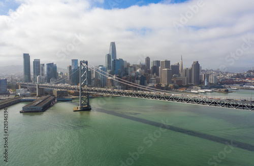 San Francisco downtown buildings skyline © blvdone