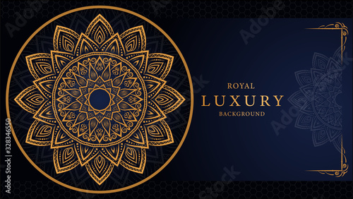 Luxury mandala arabesque ornamental background