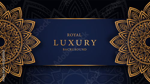 Luxury mandala arabesque ornamental background