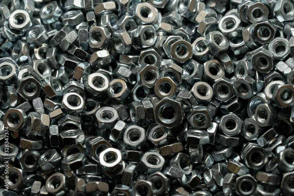 Steel nuts for bolt used in carpentry and handicrafts for industrial and household. Steel nuts for bolt used in carpentry and handicrafts for industrial and household.