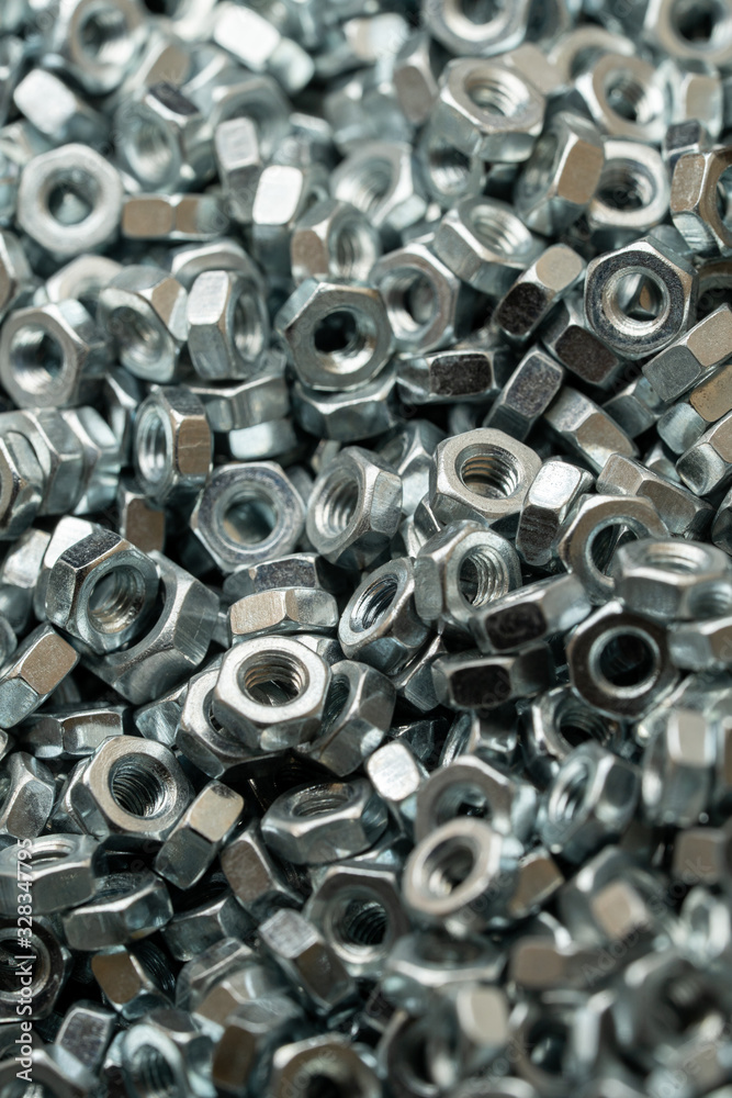 Steel nuts for bolt used in carpentry and handicrafts for industrial and household. Steel nuts for bolt used in carpentry and handicrafts for industrial and household.
