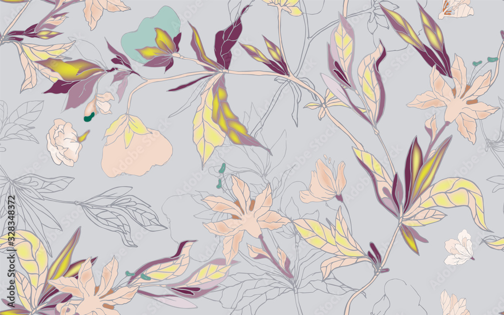 Fototapeta premium patternflowers