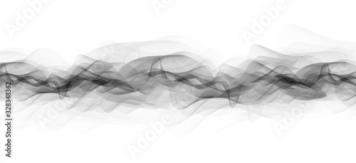 Neon Digital Sound Wave on Dark Blue Background,technology and earthquake wave diagram concept,design for music studio and science,Vector Illustration.