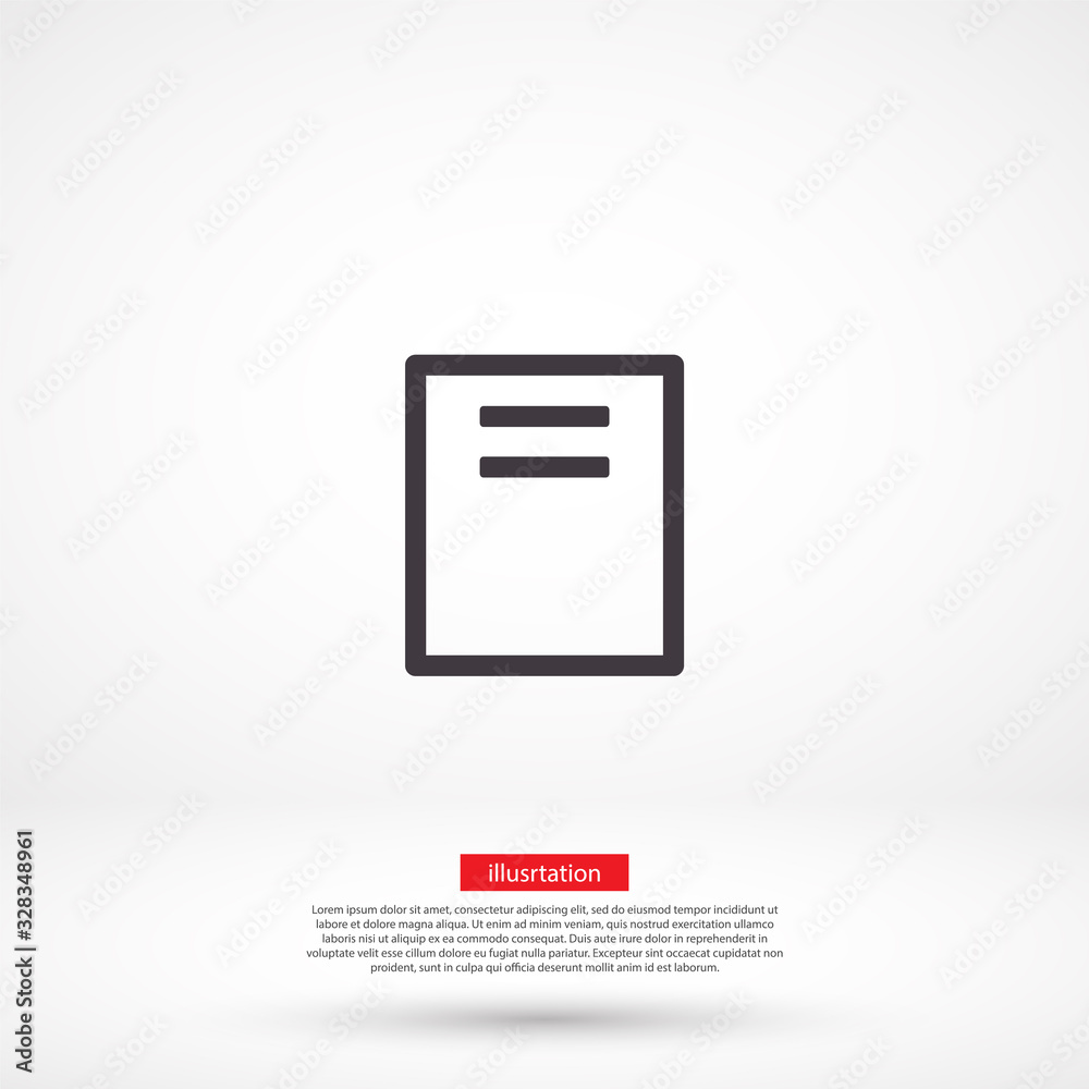 Files vector icon , lorem ipsum Flat design Files vector icon , lorem ipsum Flat design