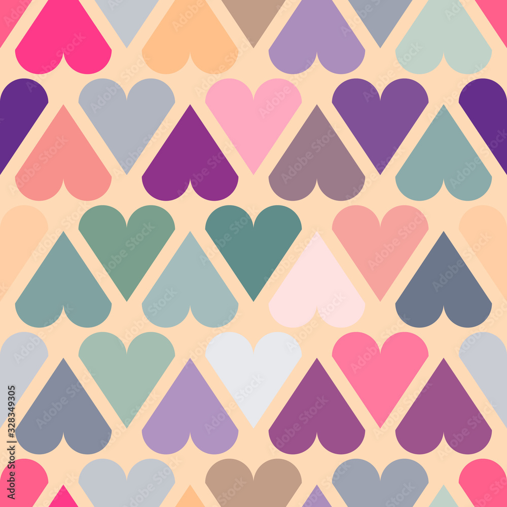Vector Seamless pattern with geometric shapes Vector Seamless pattern with geometric shapes