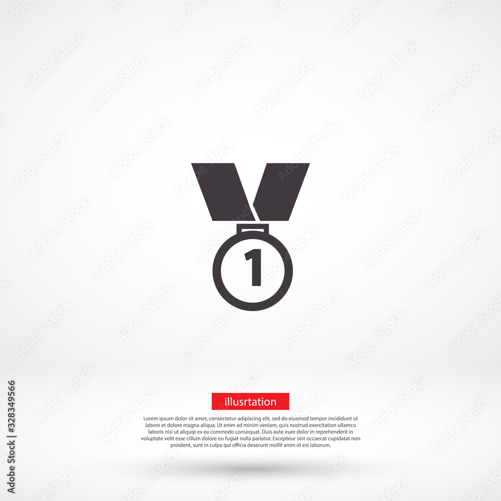 Award icon vector icon , lorem ipsum Flat design Award icon vector icon , lorem ipsum Flat design