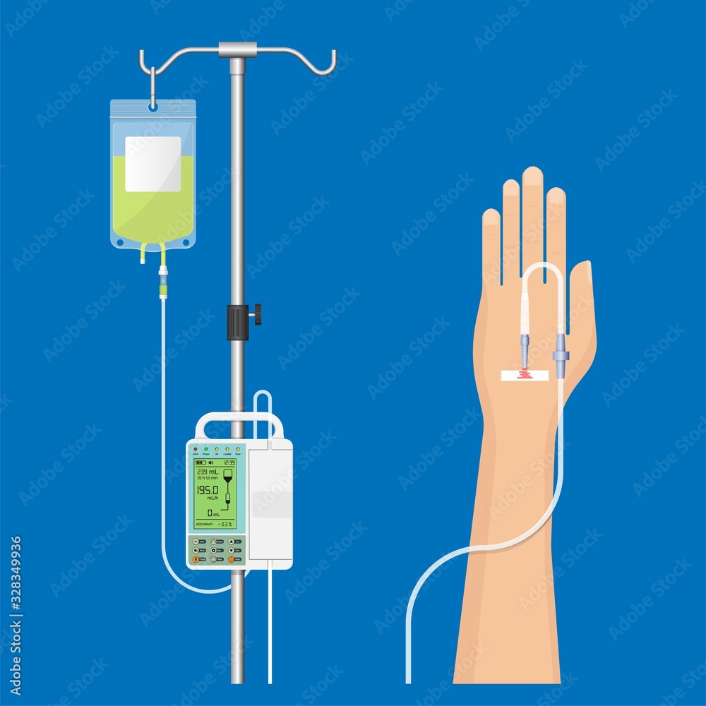 Medical Infusion Pump IV Intravenous Therapy Treatment Chemotherapy