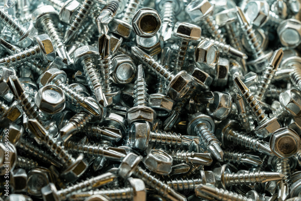 Self-drilling metal screws for flat wrenches. Self-drilling metal screws for flat wrenches.