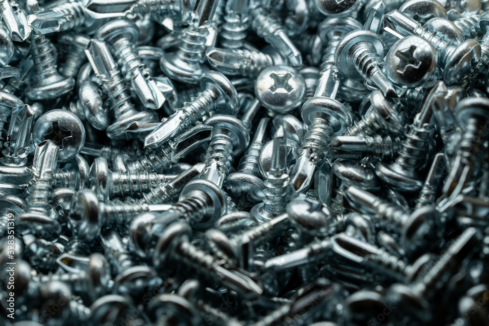 Steel self-tapping screws used in handicrafts for industrial and household. Steel self-tapping screws used in handicrafts for industrial and household.