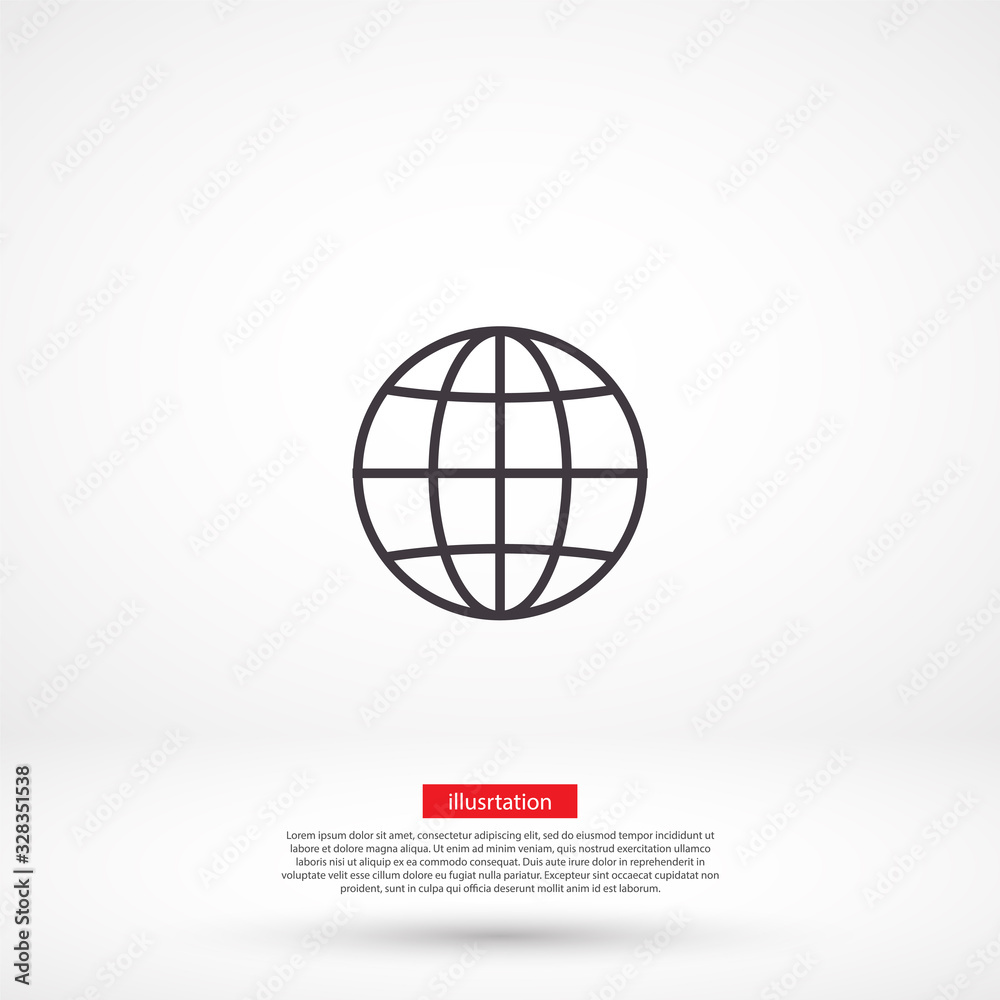 World Vector icon design 10 eps illustration World Vector icon design 10 eps illustration